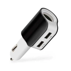 Adaptér 2A nabíječky s USB nabíječkou do auta se dvěma porty