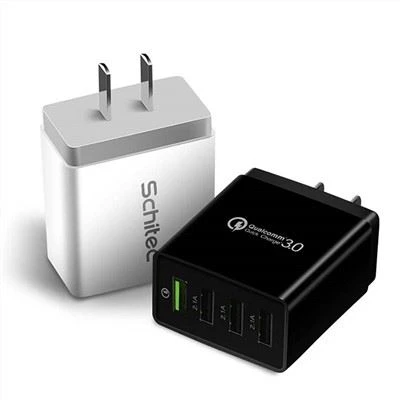 4 porty 5V 3,1A USB domácí nástěnná nabíječka
