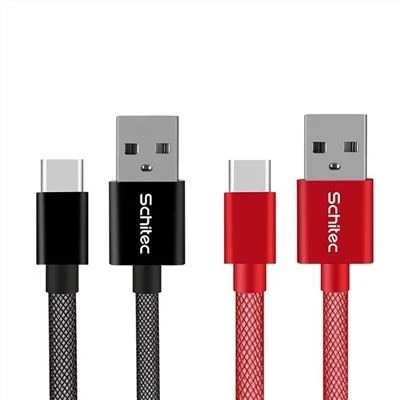 Vysoce kvalitní datový USB kabel 3ft Fish Net Type C